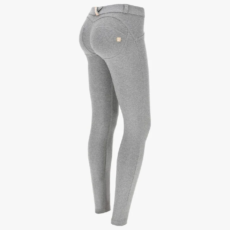Freddy Womens  Melange Grey Low Waist Long Length Cotton Pant Stylish Harem Pants