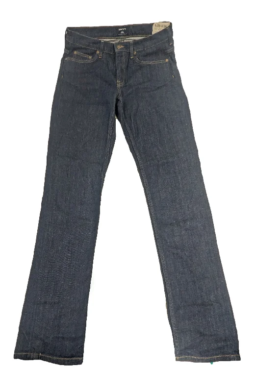 GANT Women's Dark Blue Kate Denim Pants 410978 Size 30/32 $185 NWT Formal Dress Pants