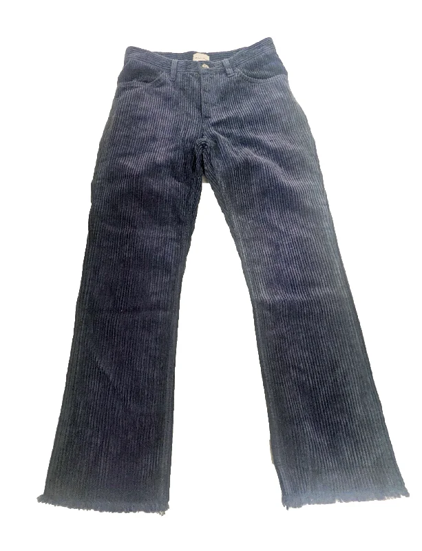 GANT Women's Deep Ocean Corduroy The Cordster Pants 4158003 Size 27/32 Formal Stretch Pants
