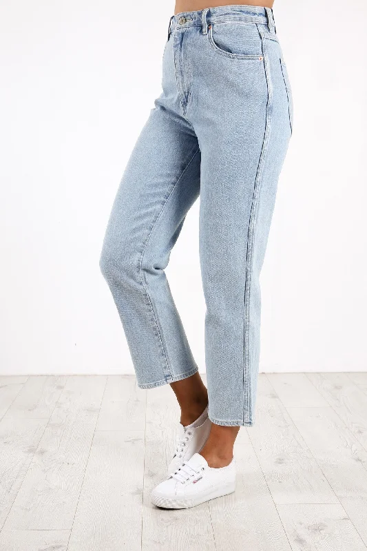 Hi Straight Jean Dazed Blue Trendy Cut-Off Denim Shorts