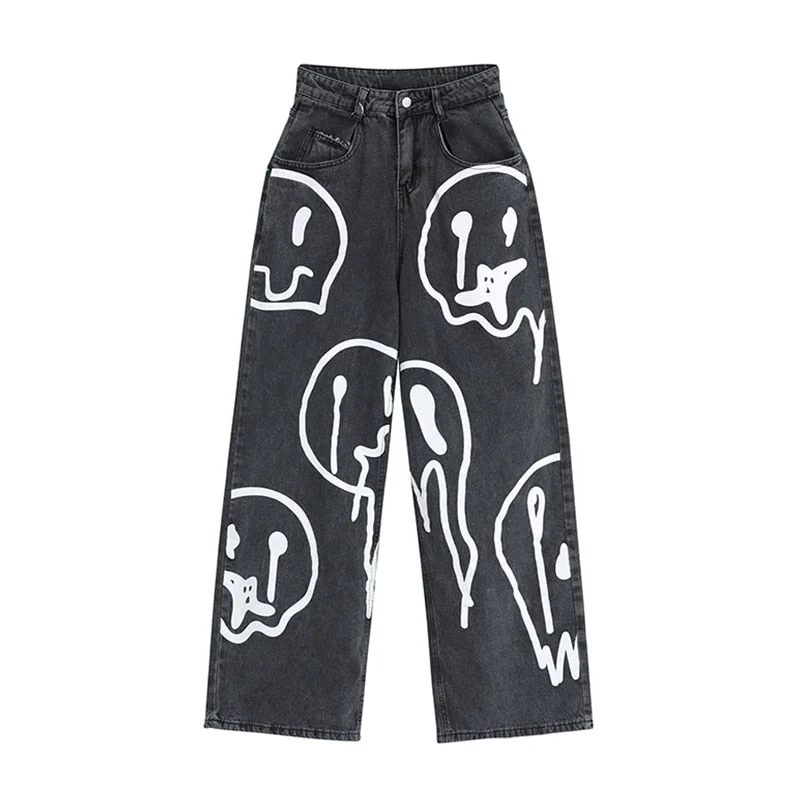 Hip-hop Wide Leg Pants Comfortable Fleece Pants
