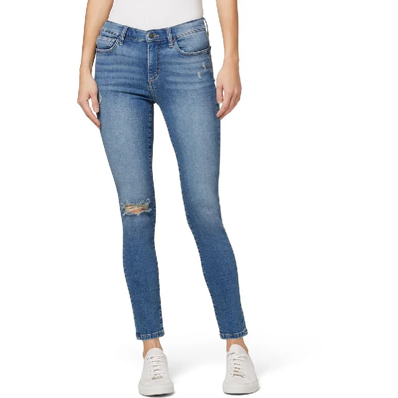 Joe's Womens Ankle Destroyed Skinny Jeans Cozy Relaxed Fit Jeans