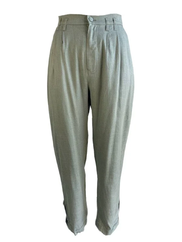 LOST IN LUNAR Women's Khaki Wide Leg Pants Size XS NWT Modern Skinny Pants