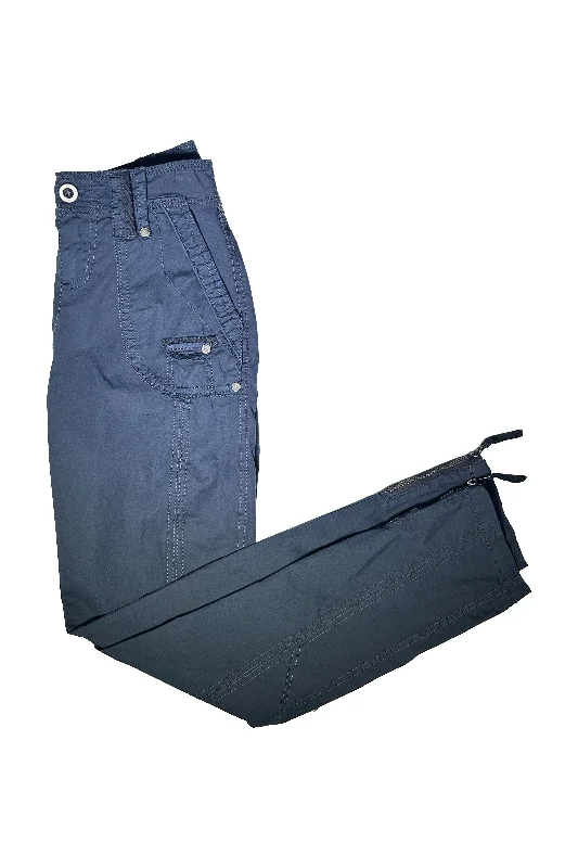 Marrakech Malia Stretch Poplin Pants RR 70659POP | Blue Nights Casual Skinny Fit Pants