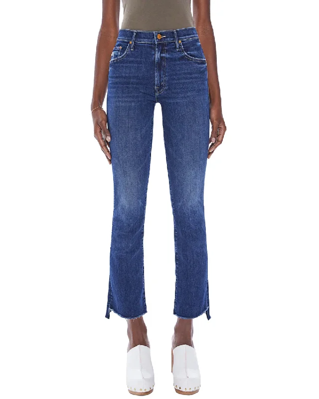 The Insider Crop Step Fray Jean in Teaming Up Chic Faded Blue Jeans