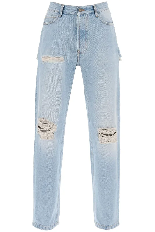 DARKPARK naomi jeans with rips and cut outs Fashionable Slouchy Fit Jeans