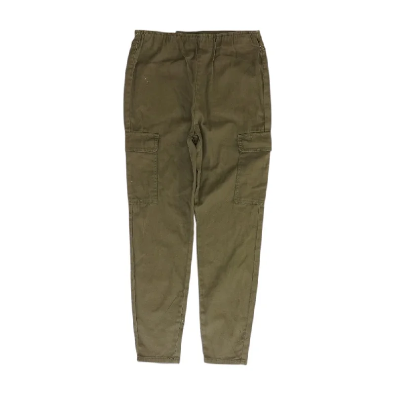 Olive Solid High Rise Skinny Leg Jeans Chic Ripped Jeans