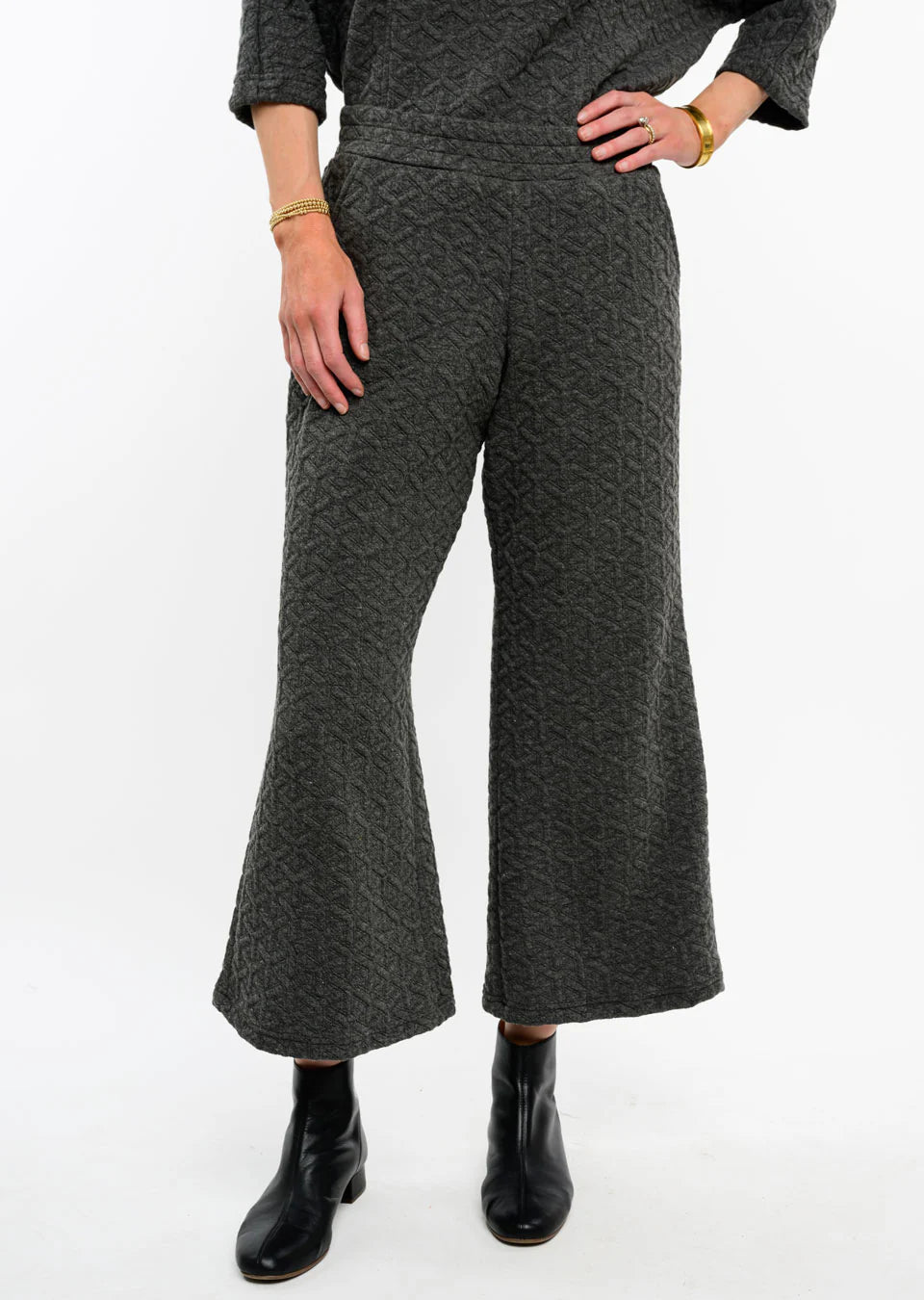 Ivy Jane Quilted Knit Pant Slim-Fit Leggings