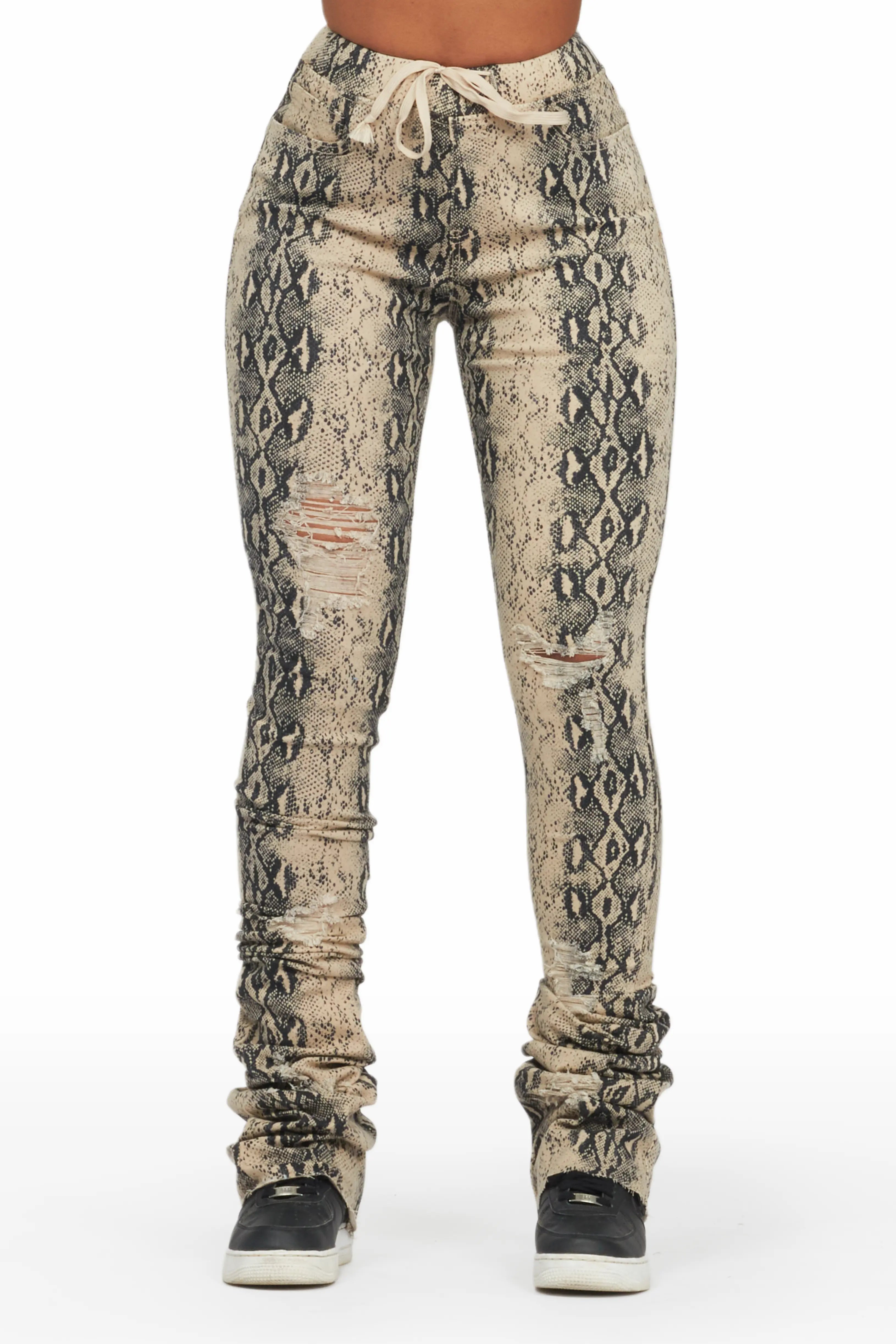 Erriona Snake Super Stacked Pant Soft Stretch Pants