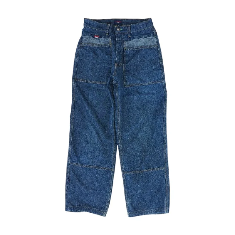 Vintage 1999 Denim Jeans Chic Rolled Cuff Denim Jeans
