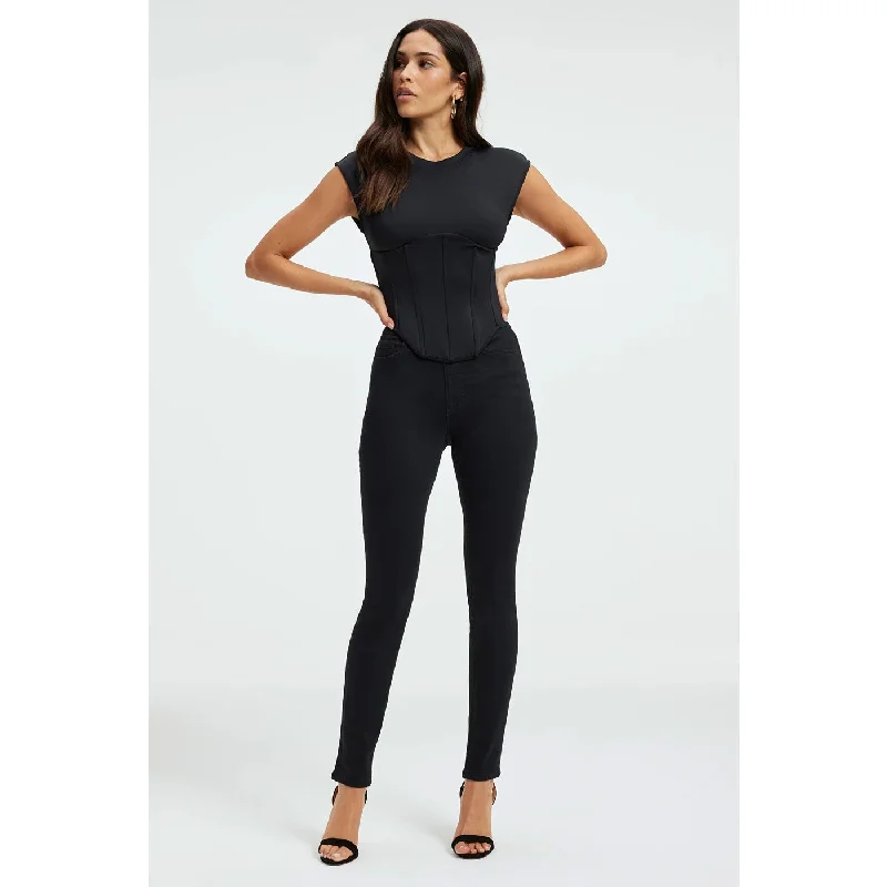 GA Power On Stretch Black Skinny Jeans Classic Blue Denim Jeans