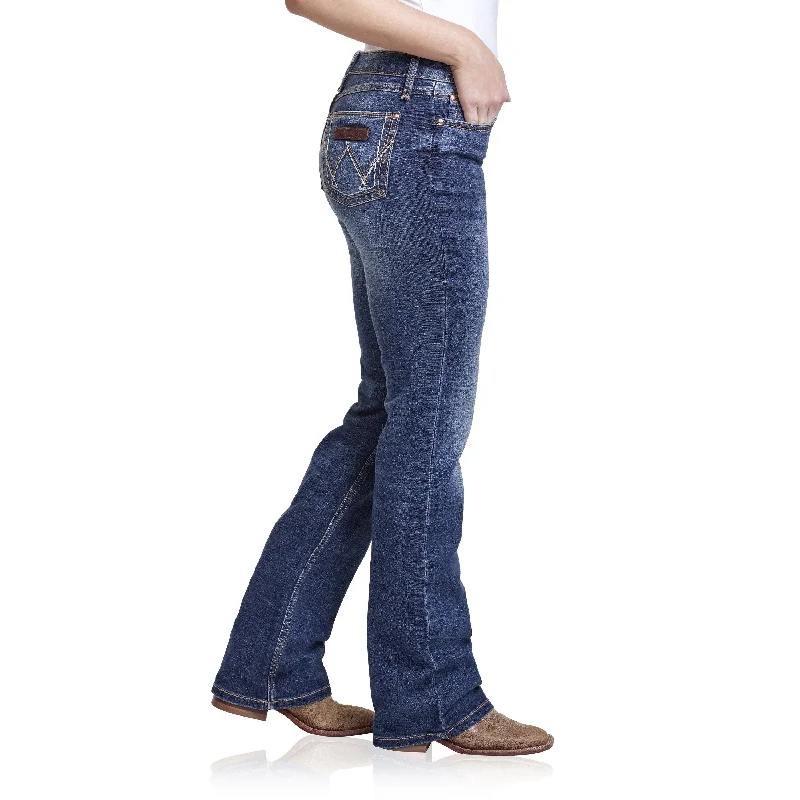Women's Wrangler Retro Mid-Rise Mae Jean #09MWZMS Fashionable Jeggings Style Jeans