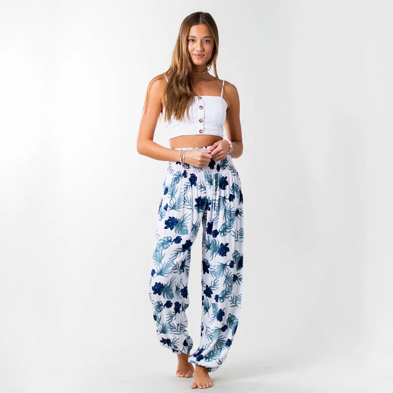 Lotus and Luna - Hanalei Harem Pants Comfy Athletic Pants