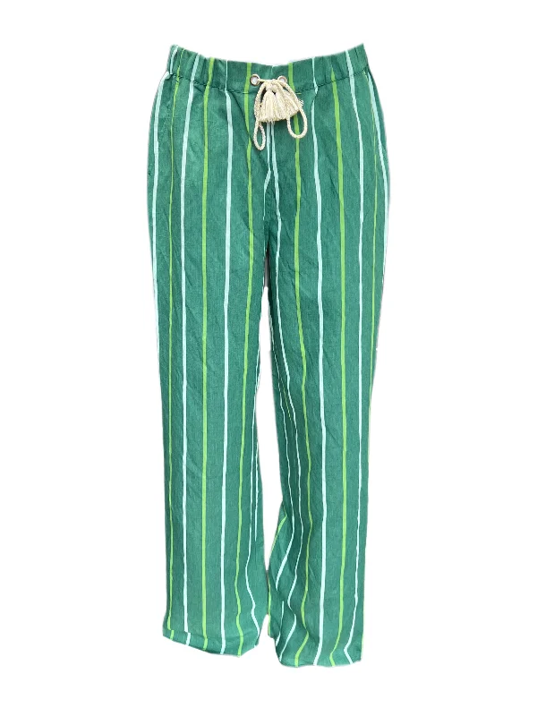 Marina Rinaldi Women's Green Retina Straight Leg Pants NWT Modern Skinny Pants