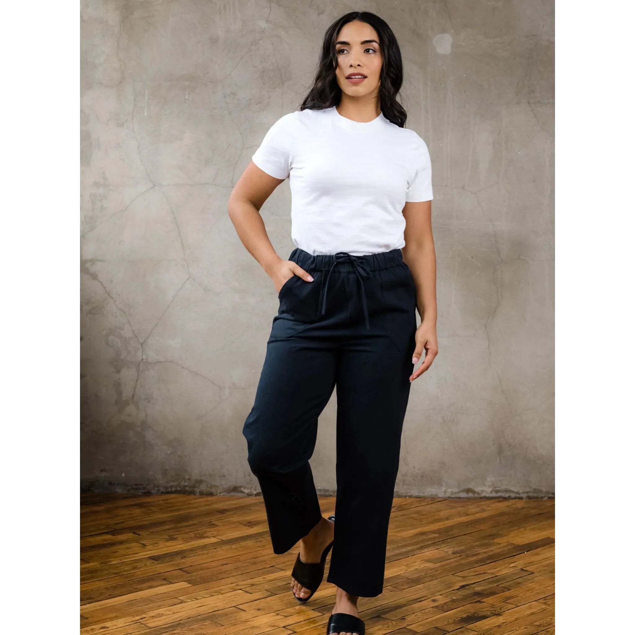 Mila Pull On Pant Comfortable Pleated Pants