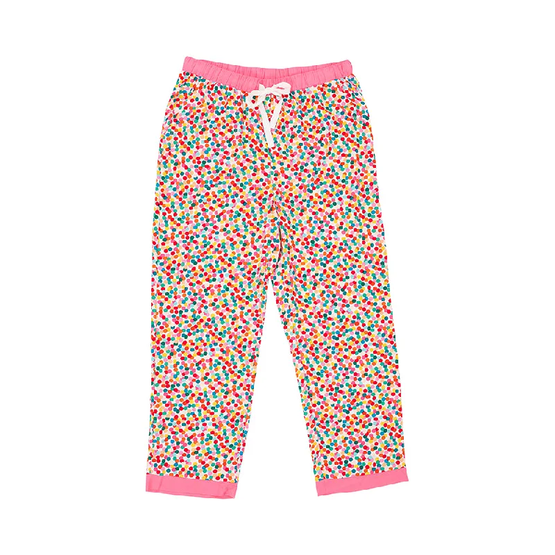 Sleep Pants - Confetti Casual Wide Pants