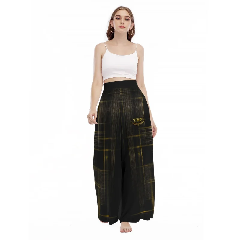 TRP Matrix 01 Ladies Designer High Waist Wide Leg Pants Stylish Casual Pants