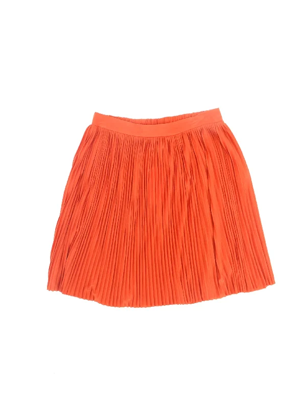Women's Plain Solid Skirt,Orange cashmere skirt rich
