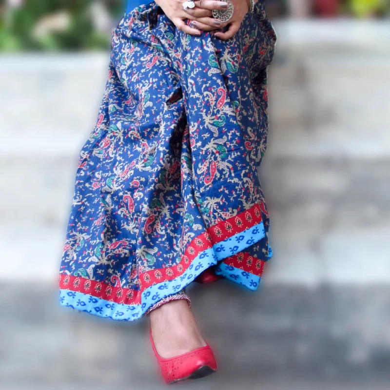 Duranta kalidar skirt denim skirt stylish