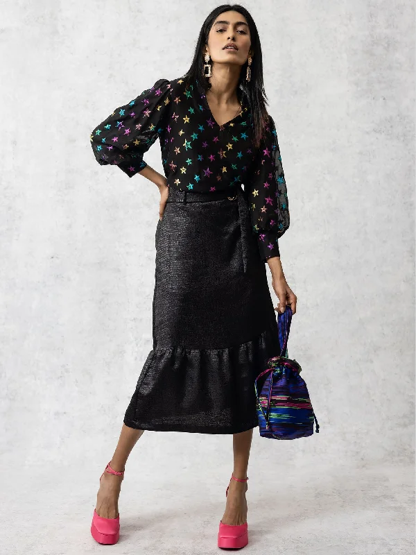 Emily Lovelock Margaret Skirt velvet skirt sumptuous