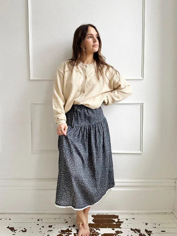 Floral Printed Skirt high waist skirt