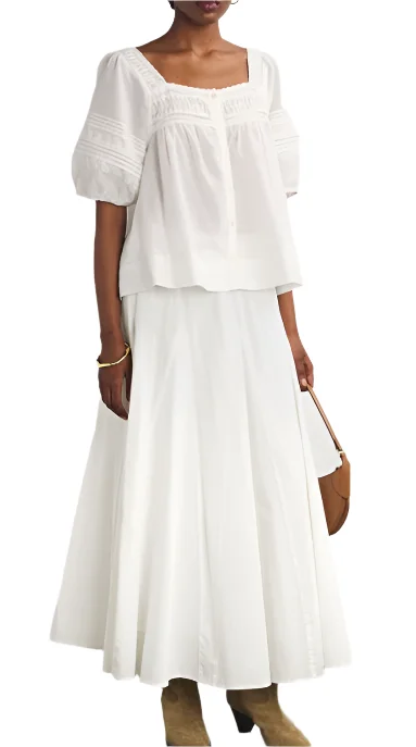 Godet Skirt velvet skirt plush