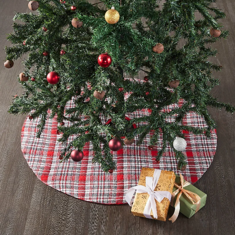 Gregor Plaid Tree Skirt 36 lace skirt intricate