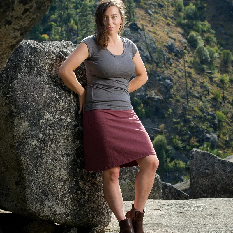 Hemp Simple Fall Skirt linen skirt natural