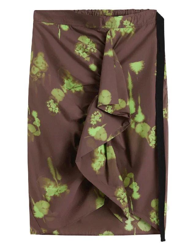 Cedar Adeline Skirt linen skirt natural