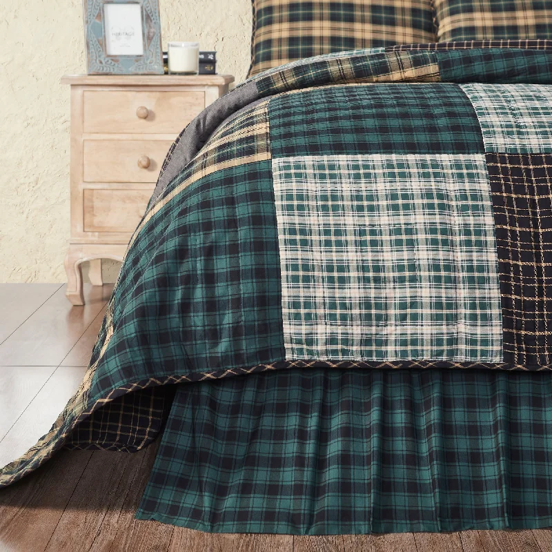 Pine Grove Twin Bed Skirt 39x76x16 VHC Brands modal blend skirt