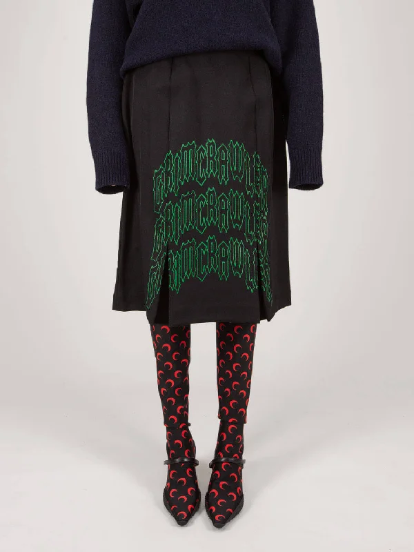 Mid Length Skirt slim fit skirt
