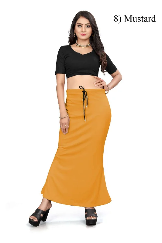 Stretchable Shapewear Petticoat (Underskirt) linen skirt natural