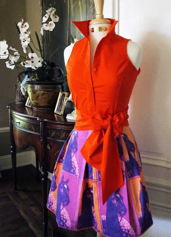WINNERS CIRCLE SKIRT linen skirt natural