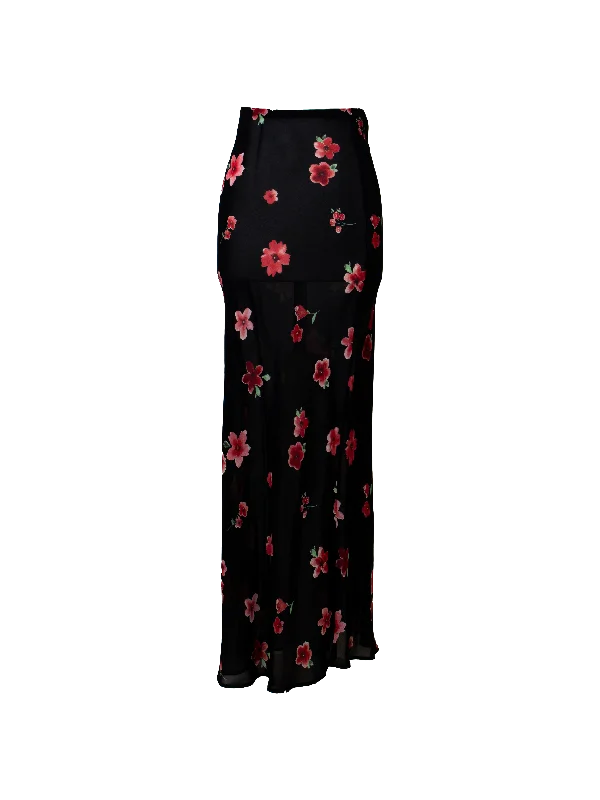 Vintage Roccobarocco Skirt velvet skirt plush